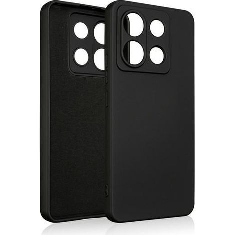 Funda de silicona Beline negra para Poco X6 (1/3)