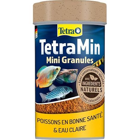 TETRA GRANULES TETRAMIN POUR AQUARIUM DE NOURRITURE PRINCIPALE POUR TOUS LES POISSONS DÉCORATIFS