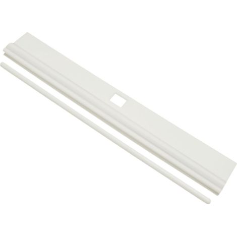 Support de Lamelles, pour Store à lamelles, 10 pièces, 12,7 cm, Crochets Slope Inclus, Plastique, Blanc (1/2)