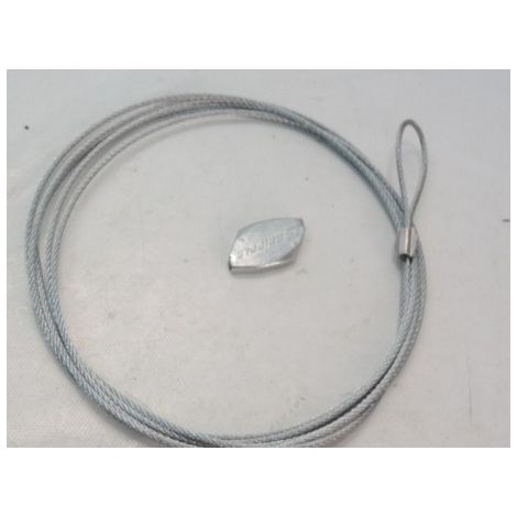 Câble de suspension extrémité avec boucle T3 longueur 3000mm (HF33FR) pour fixation chemin de câble MAVIL MV64198 (1/2)