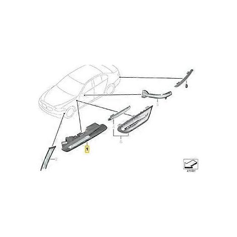 1 Paar LED-Seitenmarkierungsleuchten mit Blinkern für F10 F11 F18 550i 535i 528i Limousine 11-2013 63137154167,63137154168,A (1/5)
