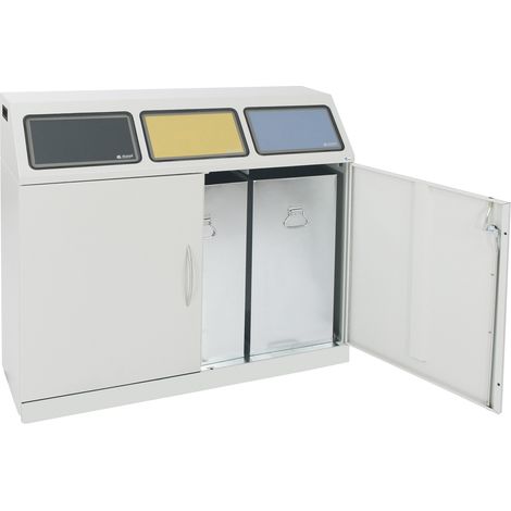 Stumpf raccolta differenziata Flex-M-3 stazione di raccolta con contenitori interni - 660-075-4-2-735