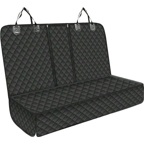 Funda para asiento de coche para perros, tejido impermeable, 137 cm x 147 cm, se adapta a la mayoría de los asientos de coche estándar, base antideslizante, lavable a máquina. (1/5)