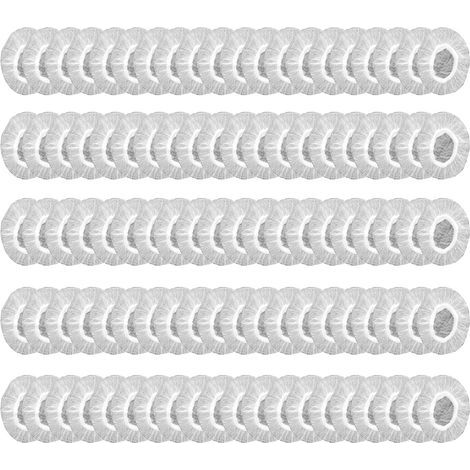 100 Pièces Protecteurs d'Oreilles Jetables en Plastique Transparent, Protege Oreille Imperméables Transparents, Protecteurs d'oreille Jetables Clair Plastique, pour Teinture Capillaire, Douche (1/5)