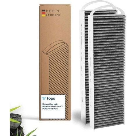Tops Filtre à charbon actif pour Bora Pure PUAKF - 2 filtre de qualité supérieure pour votre plaque de cuisson Bora avec hotte aspirante PURU ou PUXU (1/4)