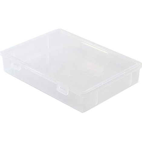 Classeur de bureau avec couvercle, étanche à la poussière et à l'humidité, boîte à documents transparente (1/4)
