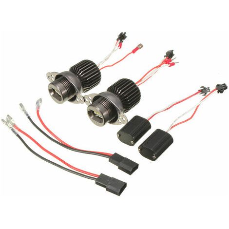 2PCS 20W LED HALO marker WHITE LIGHT ANGEL EYE R5 Rings For BMW E90 E91 (1/5)