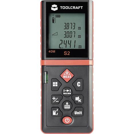 [GEBRAUCHT] B-Ware Toolcraft Ldm X40 Laser Entfernungsmesser Messbereich (Max.) 40 M627