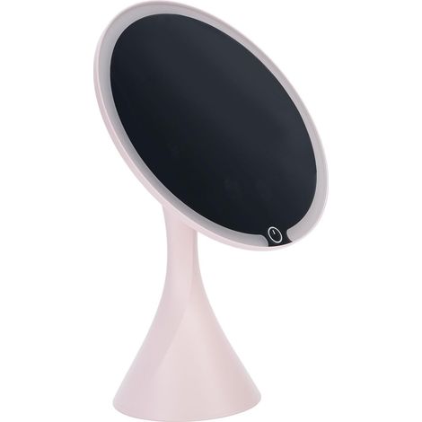 Miroir de Courtoisie de Voyage élégant avec Lumières LED, 3 Températures de Couleur et Gradation Continue pour Le Maquillage, Rechargeable par USB, (1/5)