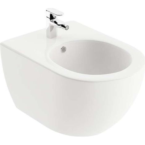 Ravak Chrome - Bidé suspendido 360x510 mm, agujero para grifo, blanco X01517 (1/5)