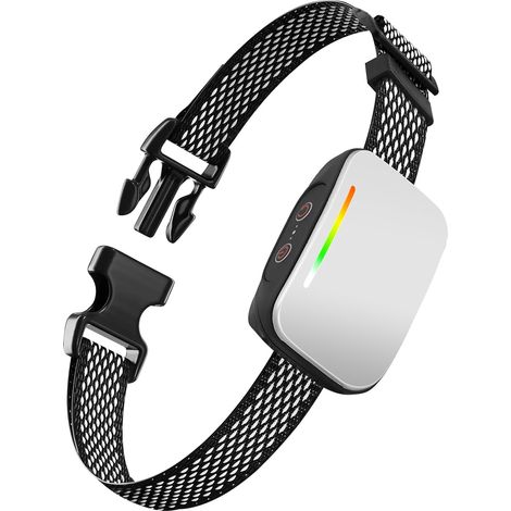 Intelligentes Anti-Bell-Hundehalsband mit Piepton-/Vibrationsmodus, 4 Empfindlichkeitsstufen, Hundetrainingshalsband, elektrisches Halsband für Hundehalsband von 4 bis 80 kg, IP67 wasserdicht (1/4)