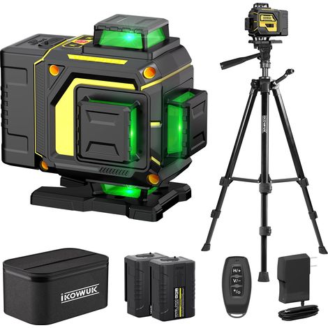 Niveau Laser Chantier avec Trepied 4 x 360° (1/5)