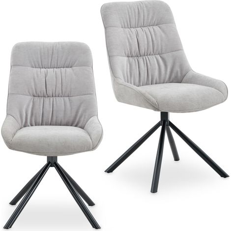 Lot de 2 chaises LIBRA Gris (Lot de 2) (1/5)
