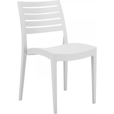 Sedia impilabile in polipropilene per giardino e bar Grand Soleil FIRENZE (1/2)
