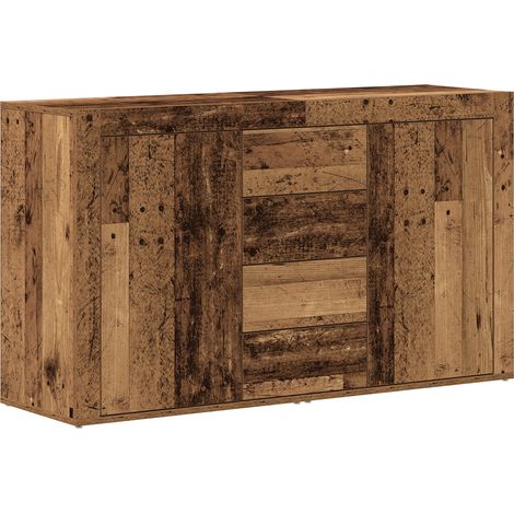 Buffet Meuble de rangement Bois ancien 120 x 36 x 69 cm Bois d'ingénierie (1/5)