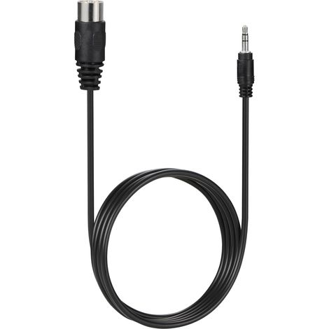 1 Pièce Câble MIDI DIN 5 broches de 1,5 m, adaptateur audio TRS stéréo mâle 3,5 mm (1/8") vers DIN mâle 5 broches pour systèmes stéréo quadruples (1/5)