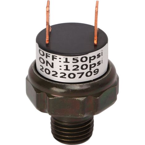 Air compressor pressure control valve, stainless steel car replacement part for train horns 120-150PSI (1/5)