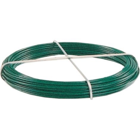 20 mt fune cavo filo plastificato stendibiancheria verde   2,8 mm bucato