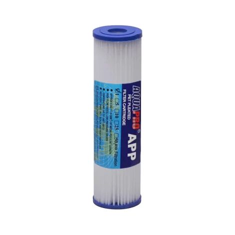 Cartouche filtrante plissée 1 micron pour eau (1/2)
