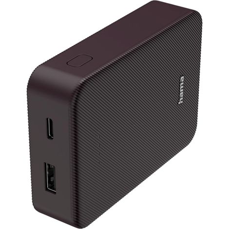 Hama Colour 10 Powerbank 10000 mAh Fast Charge LiPo Lila Statusanzeige (1/5)