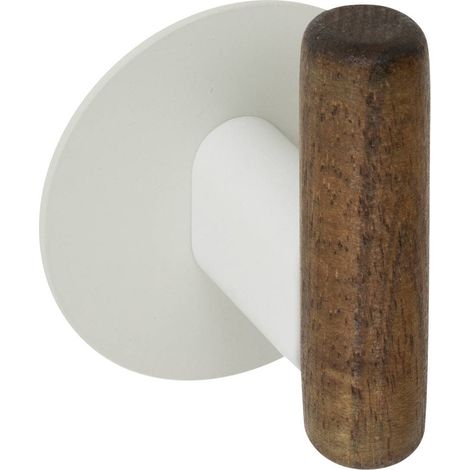 Set di 2 ganci adesivi cassie beige e legno - 5five
