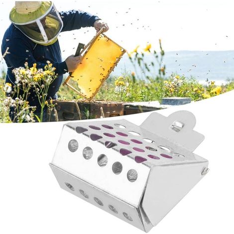 Cage à Reine Galvanisée pour Apiculteurs, Piège à Reine et Outil de Capture d'Abeille (1/4)