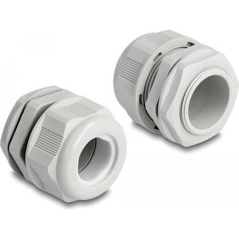 Delock EX Prensaestopas M32 gris 2 piezas