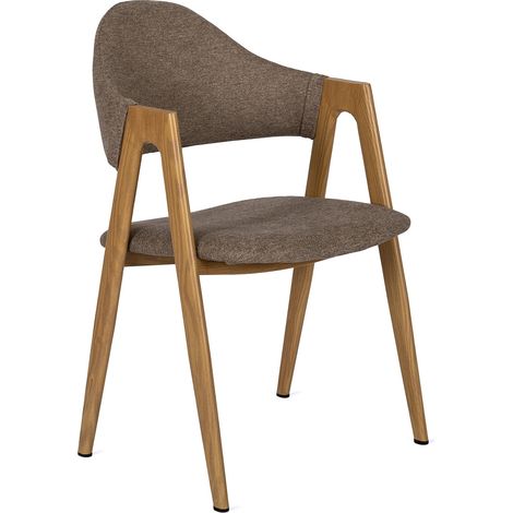 Ruiz Beige Modern Loft Polstersessel für das Wohnzimmer (1/4)