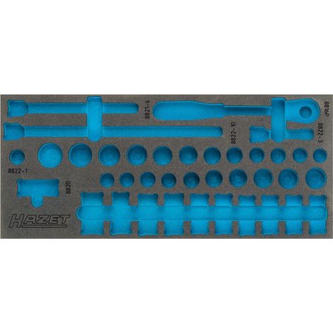 Garniture en mousse souple bimatière 163-379L ∙ L x l : 392 mm x 172 mm (1/2)