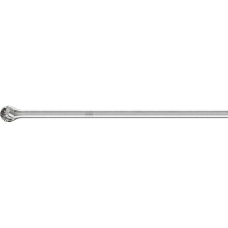 PFERD TOOLS Hartmetall Frässtift Kugel KUD Ø 06x05 mm Schaft-Ø 3x75 mm Z3P universal mittel kreuzverzahnt (1/2)