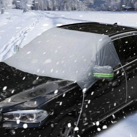 Protection hiver pour pare-brise, anti-gel et neige, couverture réutilisable résistante