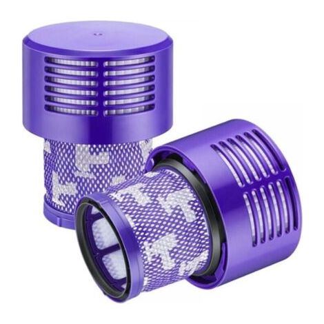 2 Paquet Lavables Rutilisables Filtre de Remplacement pour Dyson V10 Cyclone Animal Absolute Motorhead Total Clean Pro Extra Aspirateur Sans Fil avec Brosse de nettoyage-aspirateur dyson (1/4)