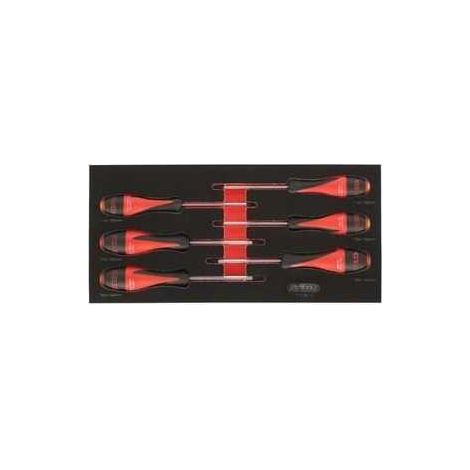 Module - KS TOOLS - 713.5013 - Module de tournevis Ultimate Torx - 6 pieces - Pour servantes et établis