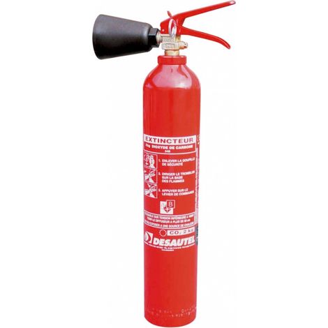 Extincteur Co2 2kg Non Conducteur, Sans Résidus - Desautel