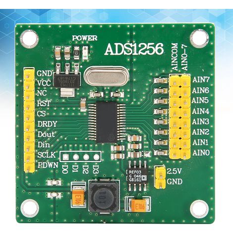Module convertisseur analogique-numérique haute précision ADC ADS1256 24 bits à huit canaux (1/5)
