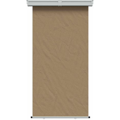 Balkon Seitenmarkise 100% Polyester Eisen Stahl vidaXL