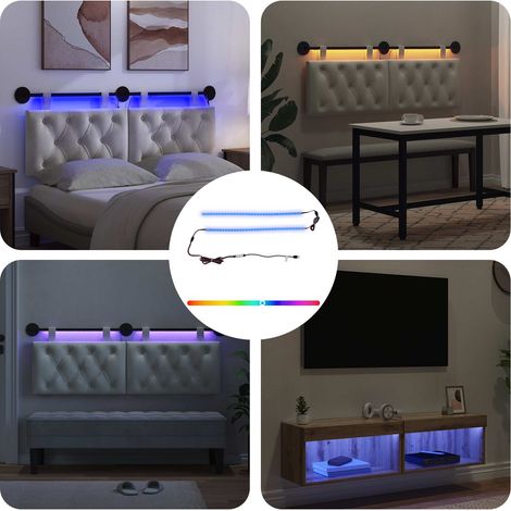 Striscia LED 110 cm Multicolore PVC vidaXL (1/5)