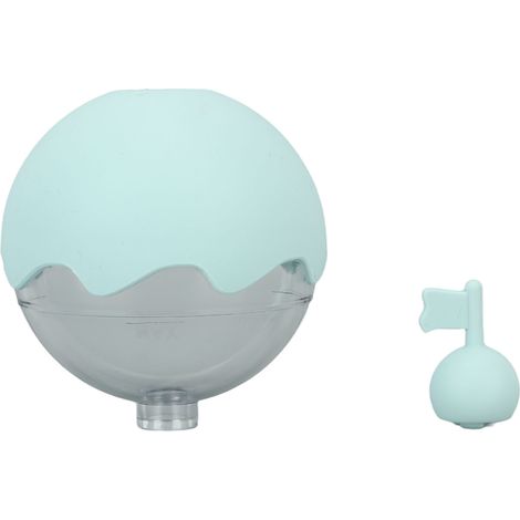 Moule à glaçons sphériques en silicone alimentaire, démoulage facile, remplissage par le haut, bleu