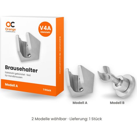 V4 Edelstahl Duschkopfhalter Handbrause Halterung Wandhalter Brause Duschhalter (1/5)