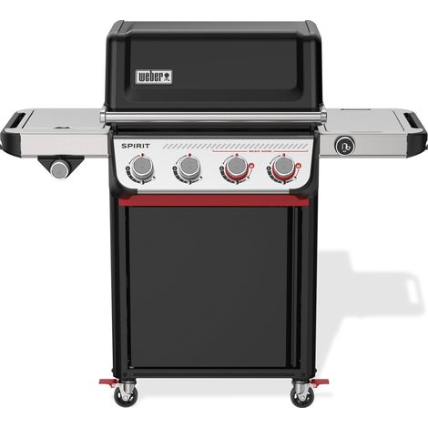 Weber – Barbecue à gaz Spirit EP-435 – 4 brûleurs – Surface de cuisson 61x45 cm – Puissance 10,3 kW/h – Thermomètre numérique intégré