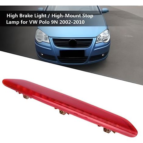 Feu de freinage surélevé pour voiture avec frein élevé pour VW Polo 9N 2002-2010 Rouge 6Q6945097 (1/3)