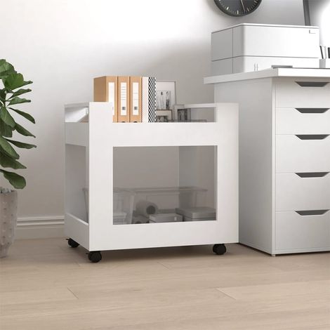 Bürowagen Weiß 60x45x60 cm Holzwerkstoff (1/5)