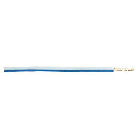 Fil automobile Fil de câblage/Monoconducteur, Bleu/Blanc, 1 mm², -40 +100 °C, 600 V, 30m ( Prix pour Bobine de 30 Mètres )