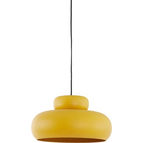Light & Living - hängeleuchte - Neiva - gelb - metall - E27 -