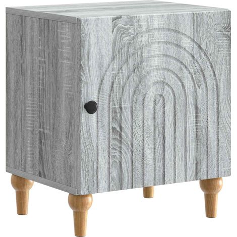 Nachttisch Graues Sonoma 43 x 34,5 x 50 cm Holzwerkstoff vidaXL