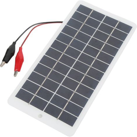 5W panneau solaire polycristallin de qualité pour système d'éclairage LED photovoltaïque domestique