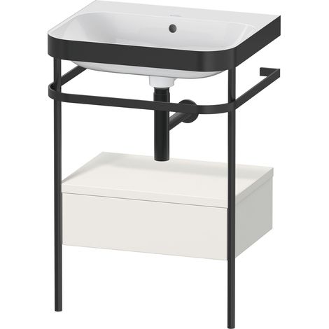 Duravit Happy D.2 Plus c-bonded Set mit Metallkonsole und