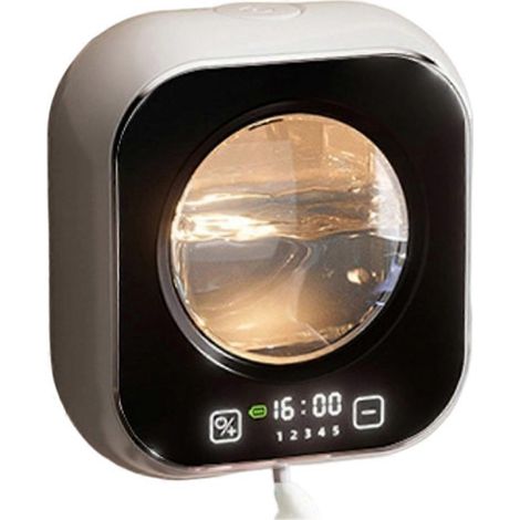 Distributeur de savon automatique mural grande capacité, sans contact, rechargeable, avec capteur et voyant LED intelligent pour le nettoyage. (1/5)