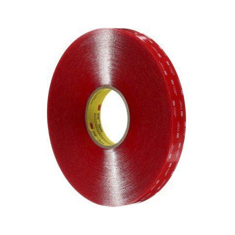 Ruban mousse acrylique  double face 3M 4910F VHB™, Transparent, 25mm x 33m x 1mm ( Prix pour 1 ) (1/4)