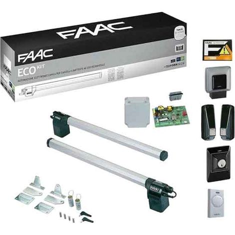 Kit Motore per Cancelli Battenti Eco Kit Faac